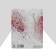 Acrylic earrings "axes" with blood, colored in silver