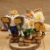 Amulet-Domova "Glory, with a broom and horseshoe", medium, 33x24x12 cm mix