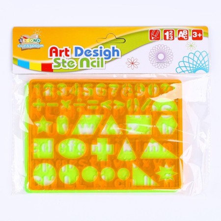 The alphabet stencil, set 2 pcs.-2