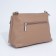 Cross-Bodi Bag on a zipper, beige color