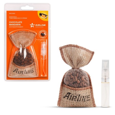 Airline flavor "Coffee in a bag with a spray", chocolate mandarin
