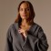WAFEL Women's bathrobe SL Home: Waffle "Grig Sandre", size S, 100% cotton, 320 g/m2