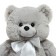 Soft toy "Bear Sasha", 50 cm, gray color