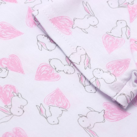 Children's T -shirt, white color/bunnies, height 86-2