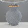 Lilvi table lamp E14 40W gray 20x20x33 cm Risalux