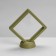 Romb decoration stand, 9 × 2.5 × 9 cm, green color