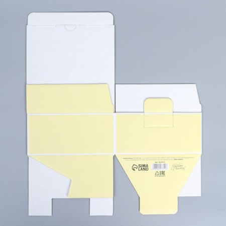 Box Gift team, packaging, “mimosa”, 15 x 15 x 7 cm-8