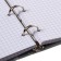 A notebook on the rings A5, 100 sheets in the cell "Colourmania. Design 21", covered cardboard, lamination Soft Touch, foil embossing, block 70 g/m2