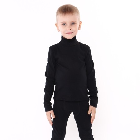 The set for the boy thermo (turtleneck, pants), dark blue color, height 104 cm (30)-3