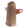 Outdoor angle (external) with fasteners for skirting boards 70mm "decoration", 211 oak rustic