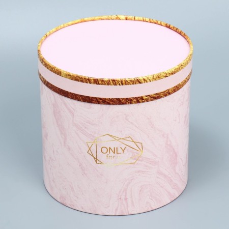 Set of hats 3 in 1, gift packaging, “marble”, 13 x 13 - 18 x 18 cm-5
