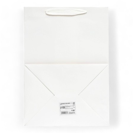 Gift package, with a window, 35 x 25 x 18 cm, white-1