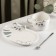 Tea couple ceramic "cat", 3 items: a cup of 200 ml, a saucer 18.5 × 13.5 cm, a spoon