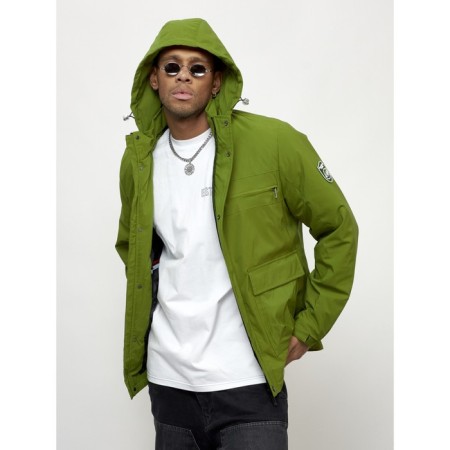 Sports male jacket, size 50, green color-9
