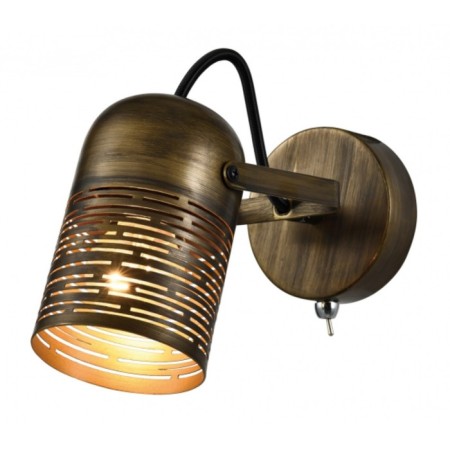 Lamp wall-flowing spot Rivoli Lamia 1he27, 40 watt rotary with a switch