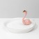 Starrier Universal Ceramics "Flamingo" 14 × 11.5, white-pink color