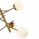 Ceiling EVOLUCE lamp. Sle1099-302-06. Velio. 6x60 watts, E27, 50x50x60 cm, brass color