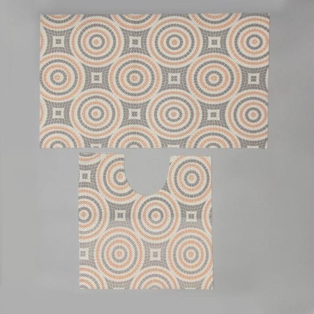 A set of mats for a bath and toilet Vilin "Cruises", 2 pcs: 50 × 52, 50 × 85 cm-1