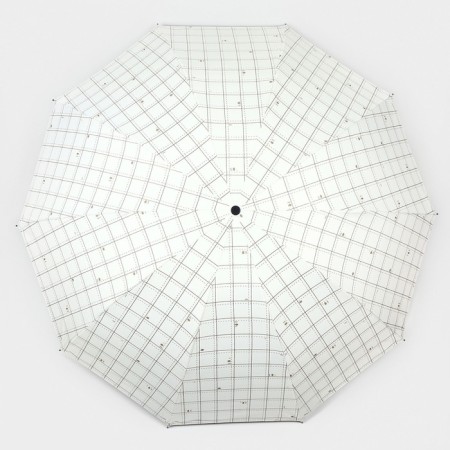 Mechanical “Points” umbrella, eponge, 4 additions, 10 spokes, r = 53 cm, color mix-10