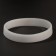 Silicone bracelet "Lighting", white color, 20 cm