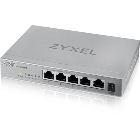 Zyxel MG-105-ZZ0101F switch, unguided, 5x10/100/1000Base-T-4
