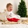 Set: jumper and pants crumb I am "New Year's animals", height 80-86 cm, red/white color
