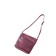 Bag Women's claim. Kozh, lightning, burgundy color
