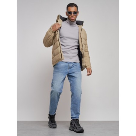 Sports male winter, size 54, beige color-15