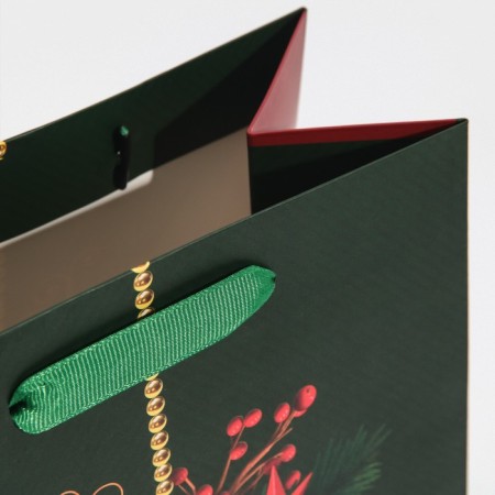 Package Laminated Vertical "Happiness and Joy", MS 18 x 23 x 10 cm, New Year-4