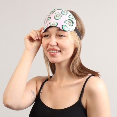 Avokado sleep mask, 18.5 × 10 cm, elastic band is single, MIX color-4