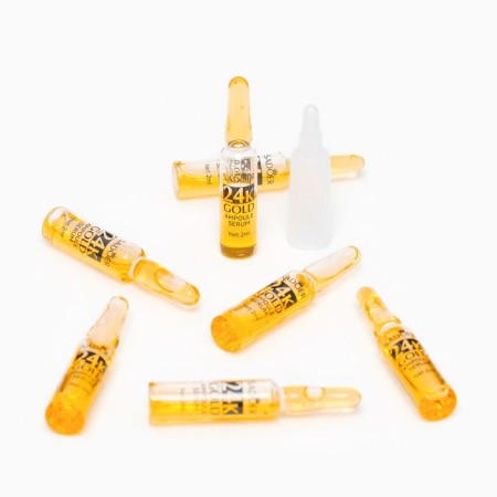 A set of facial serums in ampoules, 2g x 7pcs with gold-3