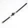 Gag BDSM NOTABU, adjustable belt, ball with holes, PVC, D 45 mm, black