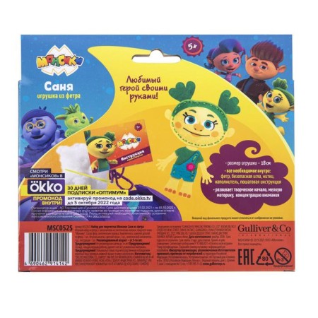 Set for creativity "Sanya from felt"-1