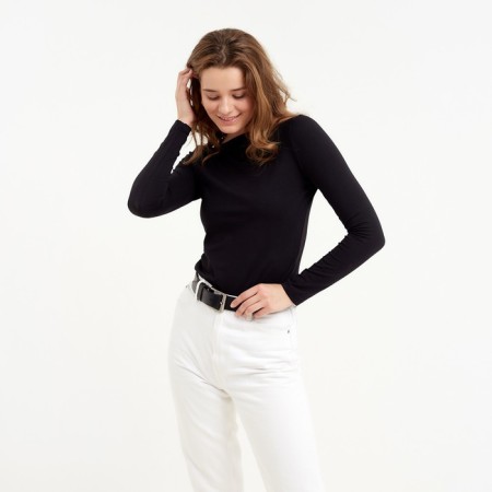 Women's longliva Minaku: Basic Line Black Color, Rr. 42-5