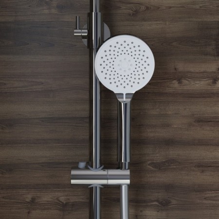 Shower system IDDIS SheLFY SheSB3BI06, tropical shower, shower, brass, chrome-5
