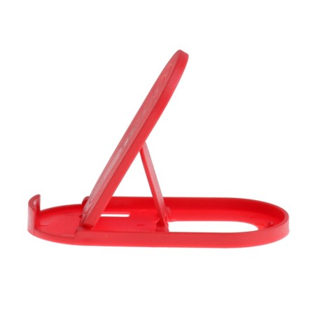 Luazon phone stand, folding, oval, adjustable height, red-3