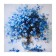 Picture on the canvas "Blue Flowers" 50*50 cm