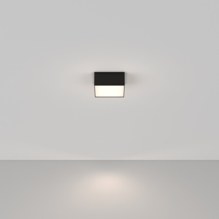 Ceiling light Technical C032CL-12W4K-SQ-B, LED, 12W, 12x12x6 cm, 570lm, Black color-1