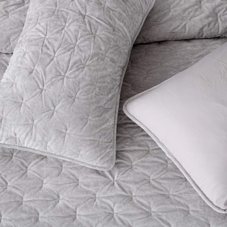 Set: cover 240x260 cm, pillowcase 50x70 cm - 2 pcs, color light gray-2