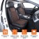 Frozen on the seat. Universal Senator Town, Eco -Kozha, 2pcs, Brown
