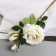 Artificial flowers "rose decay" 66 cm, white