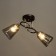 Roni chandelier 2he27 40w Black 50x20x23cm Bayerlux