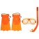 Set for swimming children's online: mask, tube, flippers dimensionless, mixtures