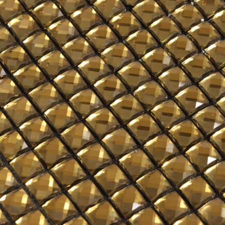 Self -adhesive panel 30*30cm mosaic cage golden-1