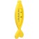 The thermometer for the bathroom "Fish", yellow color