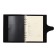 Organizer on the rings, A5 format, 90 sheets, line, with a knife, cover of the leather mix