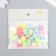 Beads for creativity plastic "Flowers. Pastel colors" set of 38 pcs 15 grams 1.3x1.3 cm