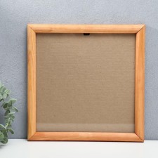 Photo frame 25x25 cm nut