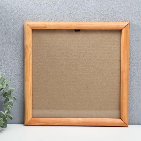 Photo frame 25x25 cm nut
