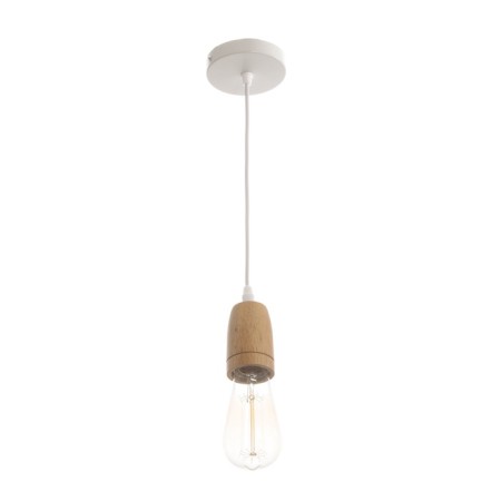 Suspension lamp "Claud" drop2 1x40W E27 white 5x6.5x95cm